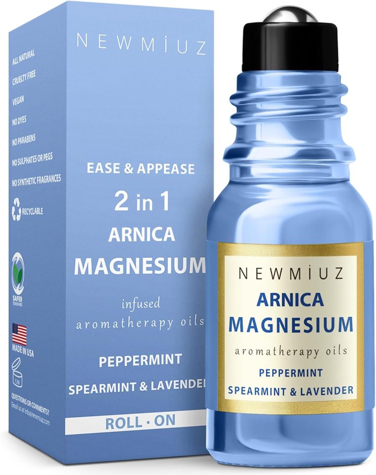 Migraine Roll on Stick Headache Magnesium Arnica Montana Oil Peppermint Eucalyptus Lavender Spearmint Essential Oil Stress Relief Gifts for Women - Image 6