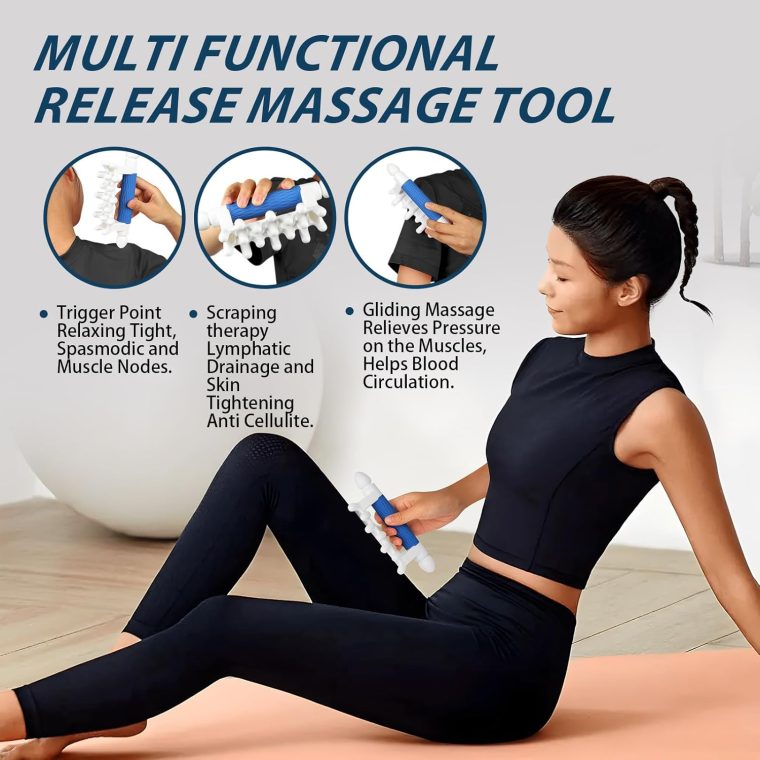 Fascia Massage Tool Blaster for Cellulite - Trigger Points - Muscle Relaxation,Handheld Myofascial Release Tool for Every Part of The Body - Image 3