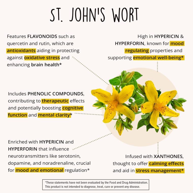 Joy-Filled Mood Support Supplement with St. Johns Wort | Stress Relief – Helps Calm The Mind & Body | 100% Plant-Based Happy Pills, Ashwagandha, Rhodiola Rosea, Eleuthero | Herbal Adaptogens, 60 Ct - Image 7