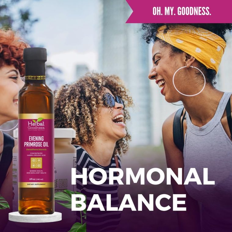 Herbal Goodness Evening Primrose Oil 8oz – Cold-Pressed, High GLA for Hormone Balance, Skin, Hair, Joint, & Heart Health Support – Pure, Non-GMO, Premium Supplement Oil | Herbal Goodness - Image 7