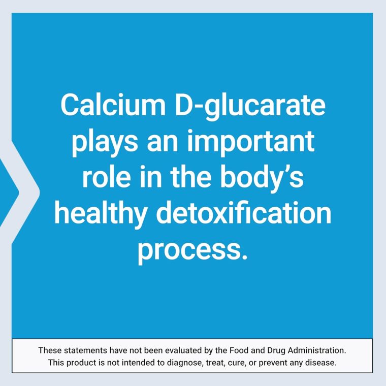 Life Extension Calcium D-Glucarate, 200 mg - Supports Detoxification, Helps Flush Out Unwanted Compounds – Gluten-Free, Non-GMO, Vegetarian – 60 Capsules - Image 6
