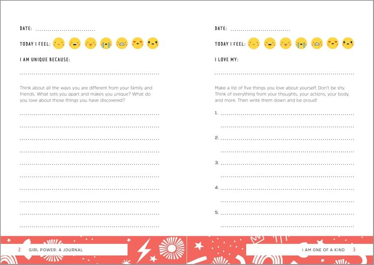 Girl Power: A Journal: Encouraging Prompts and Affirmations to Empower a Confident You - Image 8