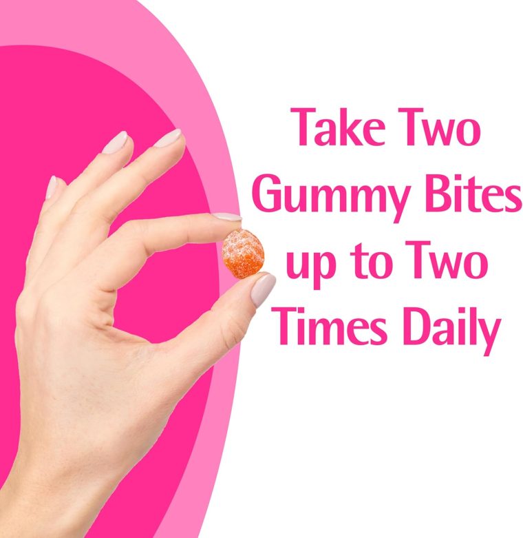Caltrate Gummy Bites 500 mg Calcium and Vitamin D Supplement, Black Cherry, Strawberry, Orange - 50 Count - Image 7