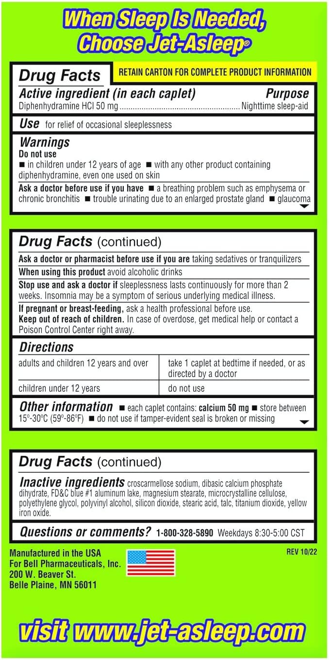 Double Strength Nighttime Sleep-Aid 100 Count - Image 3