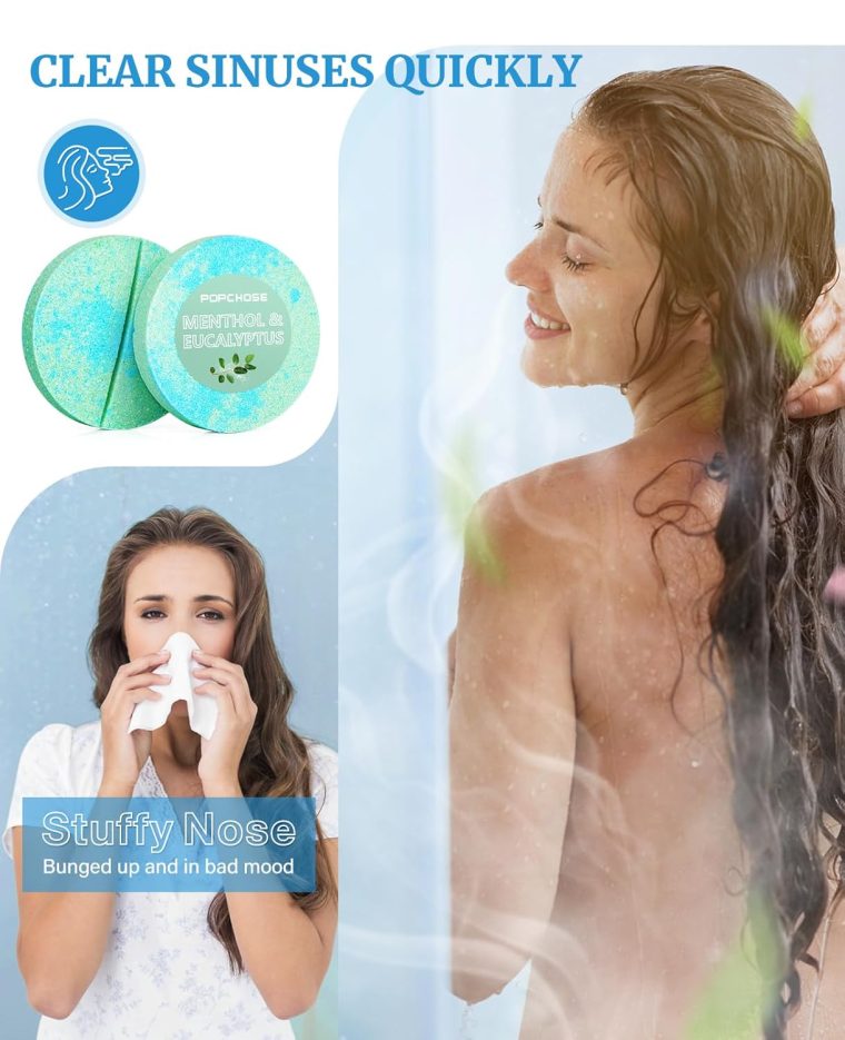 Shower Steamers Aromatherapy for Women – 8 Scented Shower Tablets with Gift Packaging, Self Care Bath Bombs for Stress Relief & Home Spa, Birthday Gifts for Women, Men, Dad, Grandma & Daughter - Image 4