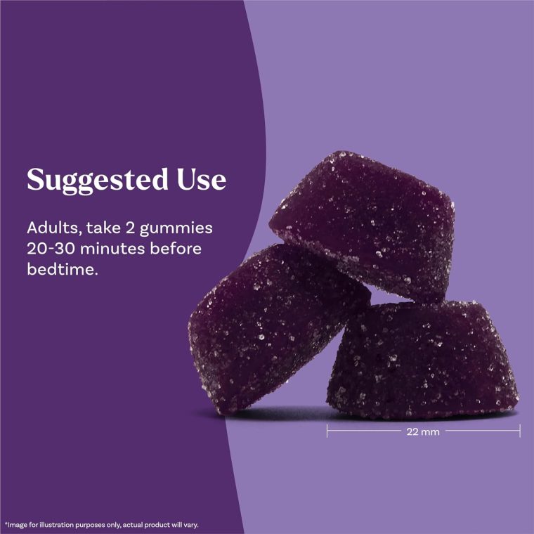 Natrol Sleep + Restore Magnesium Glycinate Blend Gummies with Melatonin 5mg - Calm Magnesium with GABA, Botanical Blend, Cherry Flavor, 60 Gummies - Image 8
