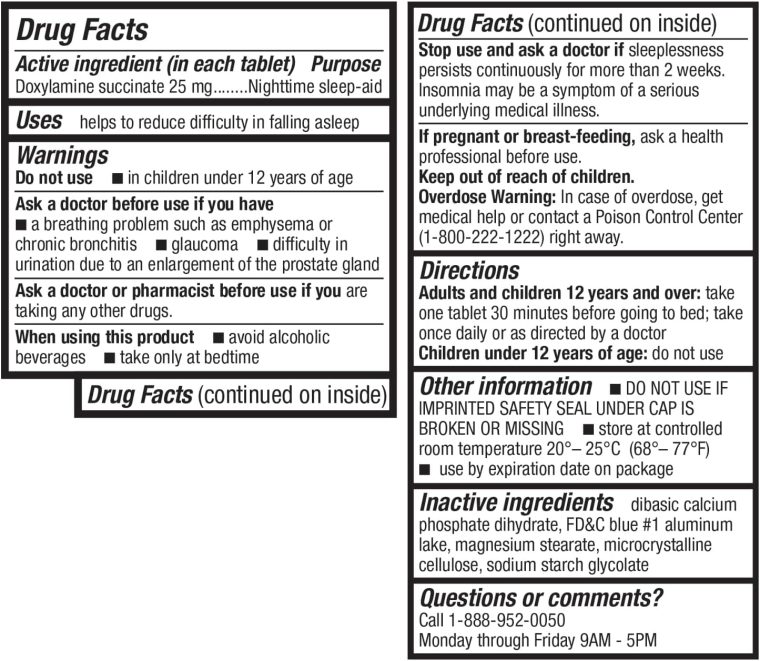 HealthA2Z® Sleep Aid | Doxylamine Succinate Tablets 25mg | 120 Counts (Pack of 1) - Image 4
