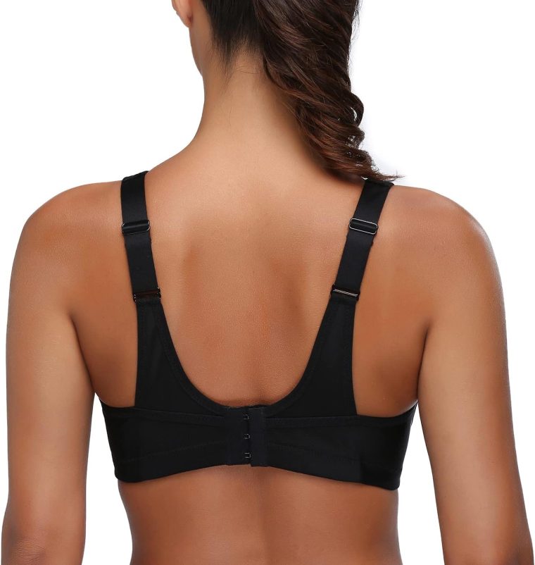 Wingslove High Impact Sports Bras for Women Plus Size Non Padded Wirefree Workout Bra Bounce Control - Image 6