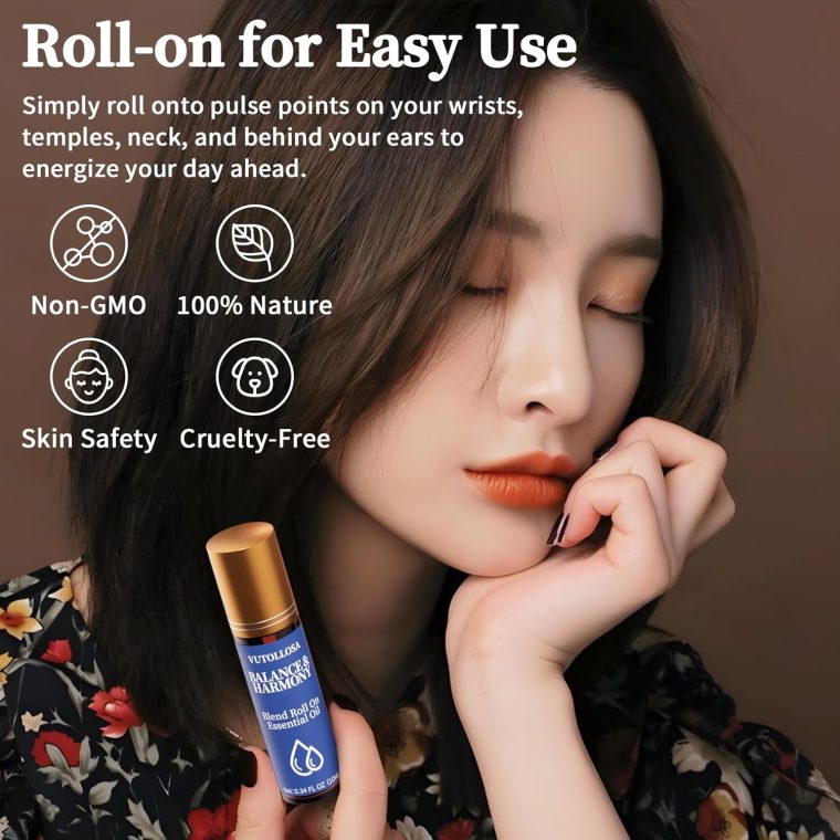 2-Packs Serenity & Calm Essential Oil Roll On-100% Natural Stress Relief & Relaxation Aromatherapy - Self Care Gifts for Women - Nurse Essentials by VUTOLLOSA - Image 5