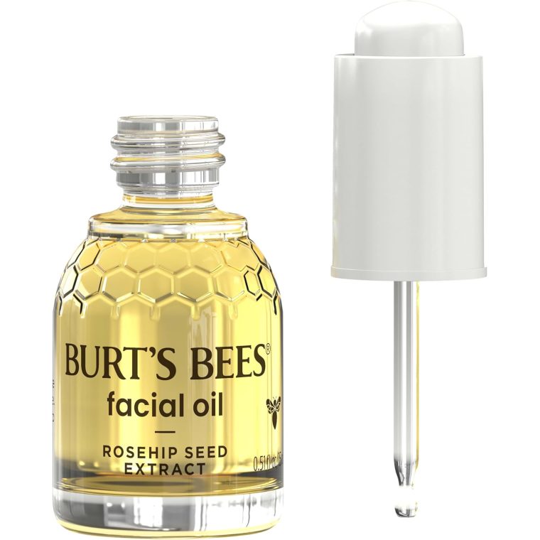 Burt's Bees Gua Sha Face Oil With Rosehip Seed Extract, Reduces Appearance of Fine Lines and Wrinkles, Use with Ice Roller & Facial Tools, Natural Origin Skin Care, 0.51 fl. oz. - Image 10