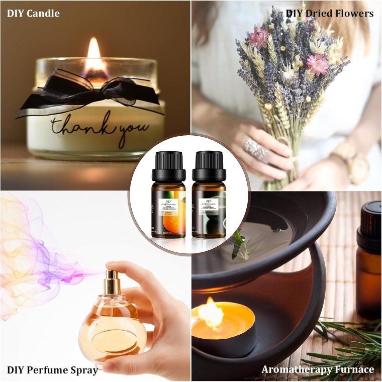 Refresh Essential Oils Set, 6x10ml Fragrance Oils Kit for Diffuser, Humidifier, Aromatherapy, Air Purifier - Orange, Breathe Easy, Citronella, Jasmine & Camellia, Lemon, Lavender - Image 7