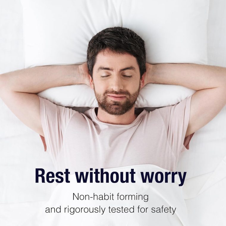 Stress-Relax Tranquil Sleep by Natural Factors, Sleep Aid with Suntheanine L-Theanine, 5-HTP, Melatonin, 90 Softgels - Image 6