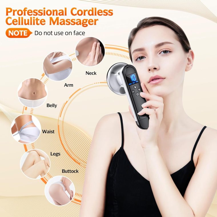 Body Sculpting Machine - Professional Cordless Cellulite Massager - Suitable for Belly, Neck, Legs, Hip, Arms - Image 5