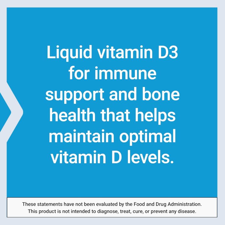 Life Extension Liquid Vitamin D3 (Mint), 50 mcg (2000 IU), Immune System Support, Bone Health, Whole-Body Health, Tasty Peppermint Flavor, Gluten Free, Non-GMO, 29.57 ml - Image 6
