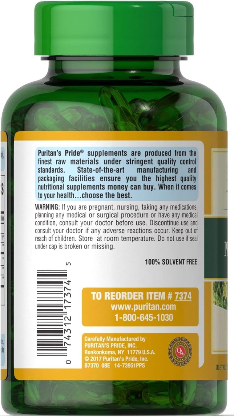 Puritans Pride Evening Primrose Oil 1000 Mg With Gla, 120 Count - Image 2