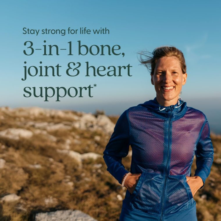 New Chapter Calcium Supplement - Bone Strength Organic Calcium with Magnesium, Vitamin D3+K2, 70+ Trace Minerals for Bone Health, Gluten Free, Easy to Swallow Slim Tablets - 120 Count - Image 2