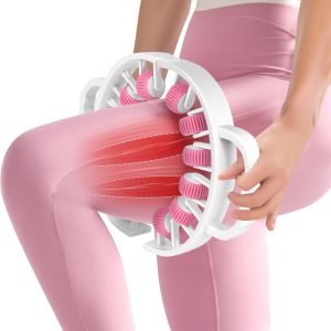 Massager Roller for Cellulite & Lymphatic Drainage – Fascia Muscle Roller Stick for Legs, Thighs, Calf – Deep Tissue Massage Tool for Pain Relief, Body Sculpting, Anti-Cellulite, Athletes Recovery