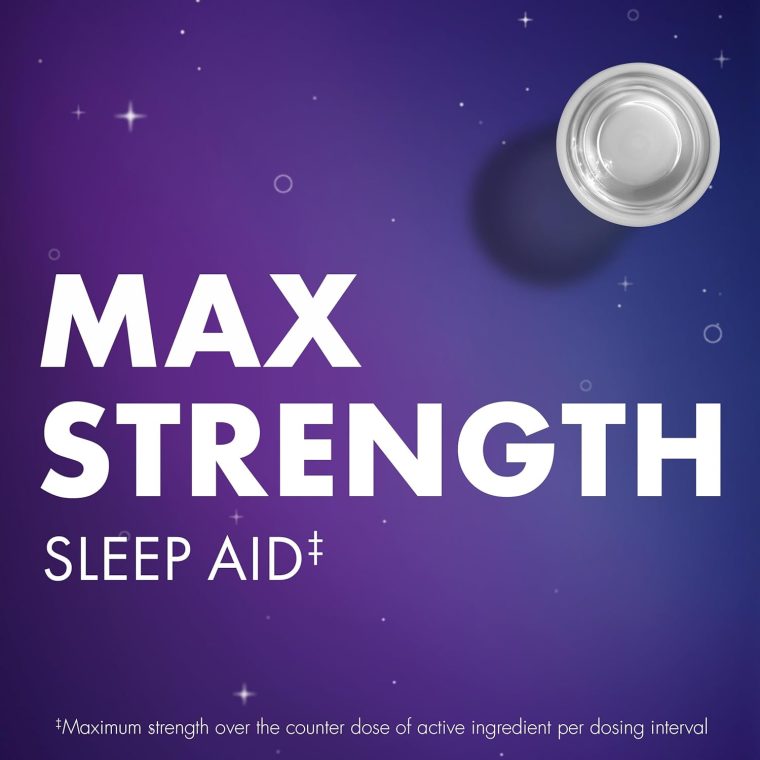 ZzzQuil, Nighttime Sleep Aid Liquid, FREE OF Alcohol & Artificial Dyes, 50 mg Diphenhydramine HCl, No.1 Sleep Aid Brand, Fall Asleep Fast, Non-Habit Forming, Soothing Berry Flavor, 12 FL OZ - Image 2
