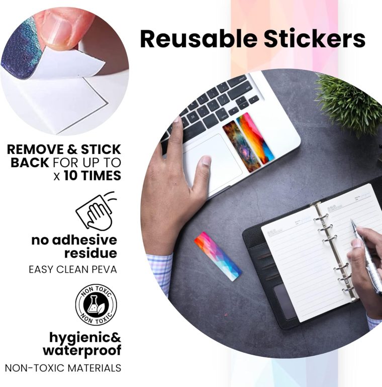 36 Unique Calm Sensory Strips – Two Surface Patterns Calm Sensory Stickers for Anxiety and Stress Relief – Textured Cute Stickers - Image 4