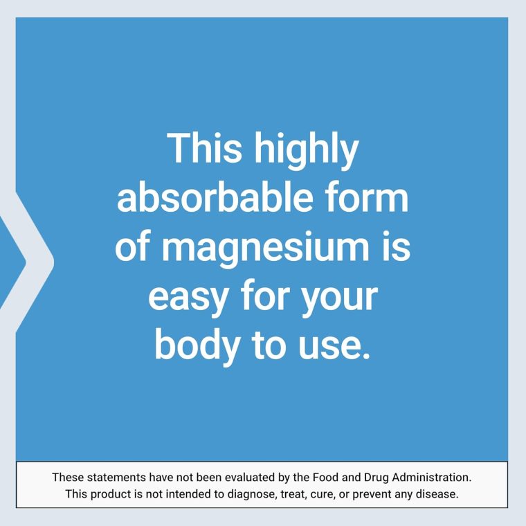 Life Extension Magnesium Glycinate, Heart Health, Bone Health, Nerve and Muscle Support, Highly absorbable, Gluten-Free, Non-GMO, Vegetarian, 90 Capsules - Image 6