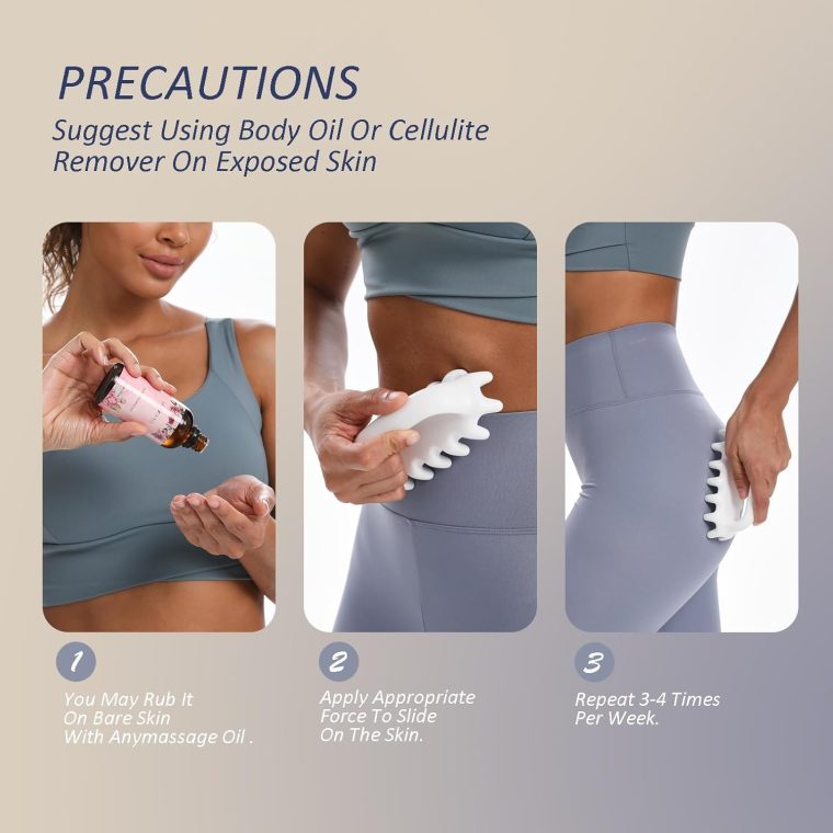 Fascia Massage Tool Blaster for Cellulite Massager,Release Lymphatic Drainage - Skin Tightening,Reduce Cellulite,Trigger Points Massager,Relieving Muscle Soreness for Whole Body - Image 7