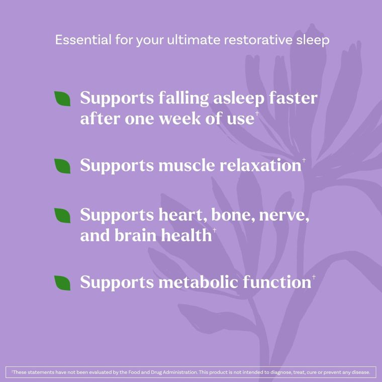 Natrol Sleep & Restore Magnesium Glycinate Gummies, Magnesium for Sleep Aids for Adults, Melatonin-Free, Cherry Flavored, 30 Day Supply - Image 2