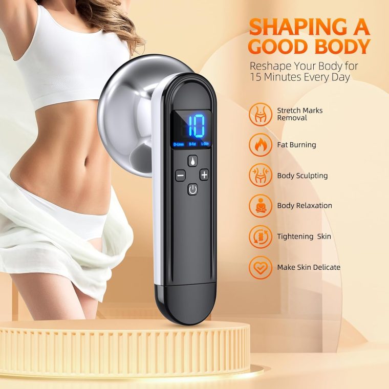 Body Sculpting Machine - Professional Cordless Cellulite Massager - Suitable for Belly, Neck, Legs, Hip, Arms - Image 6