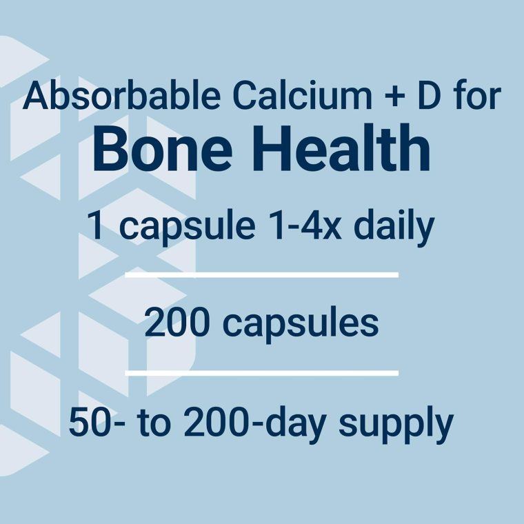 Life Extension Calcium Citrate with Vitamin D, Super-absorbable Calcium to Support Optimal Bone Health, Gluten-Free, Non-GMO, 200 Capsules - Image 5