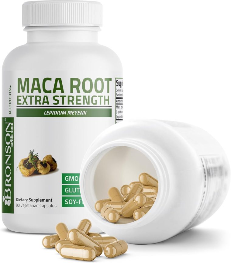Bronson Maca Root Extra Lepidium Meyenii, Non-GMO, 90 Vegetarian Capsules - Image 6