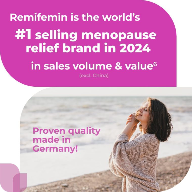 Menopause Symptoms Relief - Clinically Proven Ingredients - Menopause Supplements - Black Cohosh - Estrogen-Free - Made in Germany - 120 Tablets - Image 2