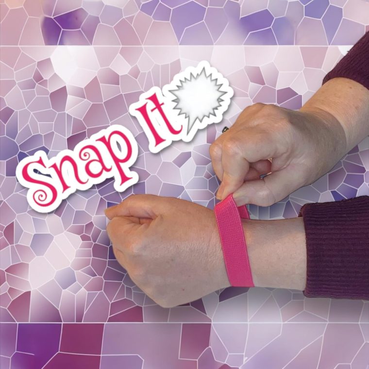 AcuBalance Cooling Wristband for Hot Flashes, Menopause, Mood, Sleep, Stress, & Emotional Support - Pink Waterproof Slip On Stretch Band - Image 6