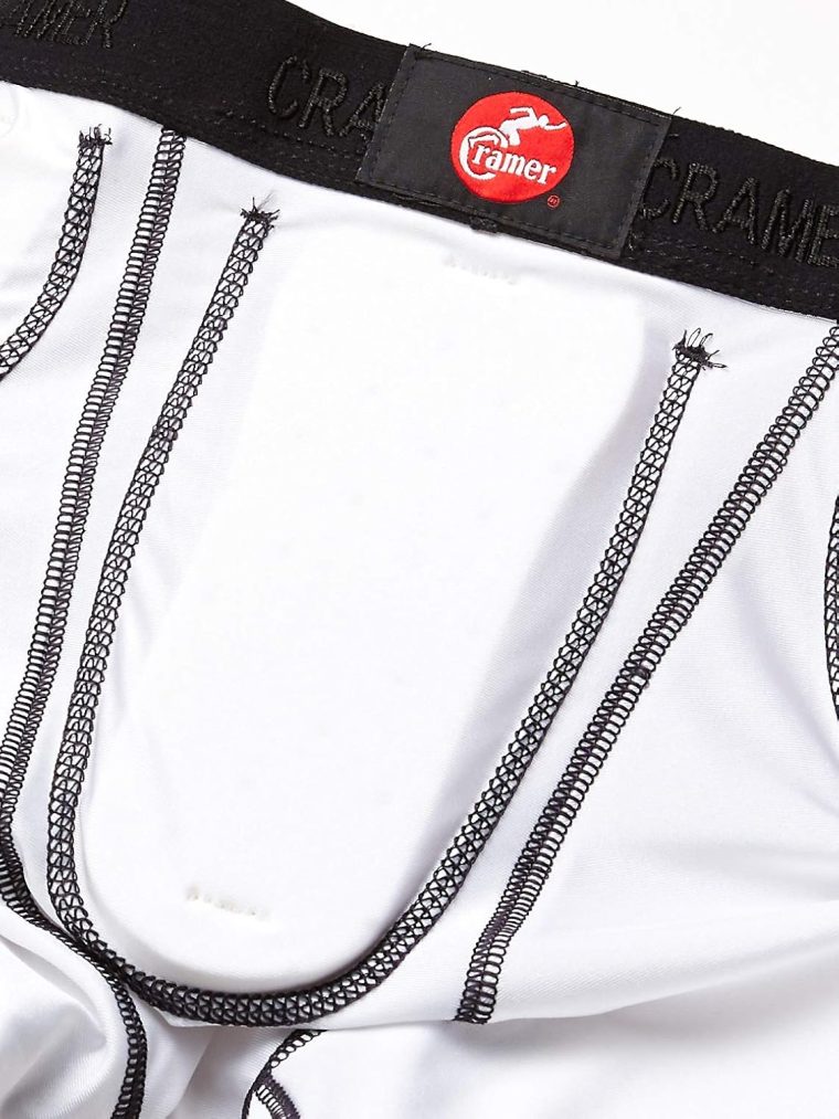Cramer Classic 5-Pad Football Girdle with Hip, Tailbone and Thigh Pads, Integrated Girdle, Compression Football Gear, White, 2X-Large - Image 2