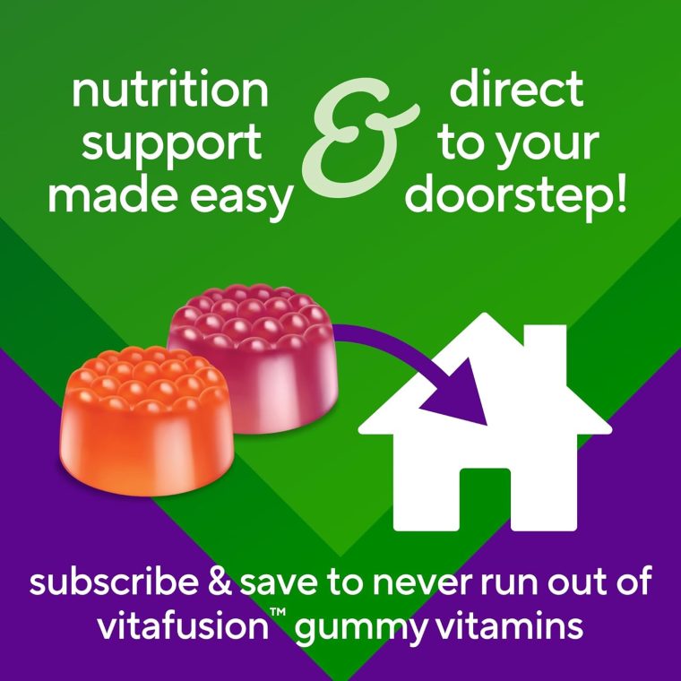 vitafusion Vitamin D3 Gummies, Bone and Immune Support, Peach, Blackberry, Strawberry Flavored, 50 mcg D3 Gummy Vitamin Supplement, 75 Day Supply, 150 Count - Image 10