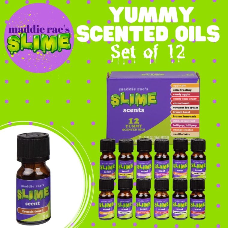 Maddie Rae's Slime Yummy Scented Oils (12 Pack) - X Large 10ml (.34 oz) Natural Food Fragrance Bottles for Diffusers, Aromatherapy, Essential Oil, DIY Candle & Soap Making, Crafts, Supplies, Gift - Image 2