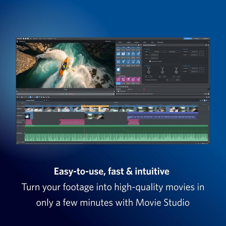 MAGIX Movie Studio 2025 Suite: video editing for everyone | Video editing program | Video editor | for Windows 10/11 PCs | 1 PC license for 2 devices in shipping pack - Image 2