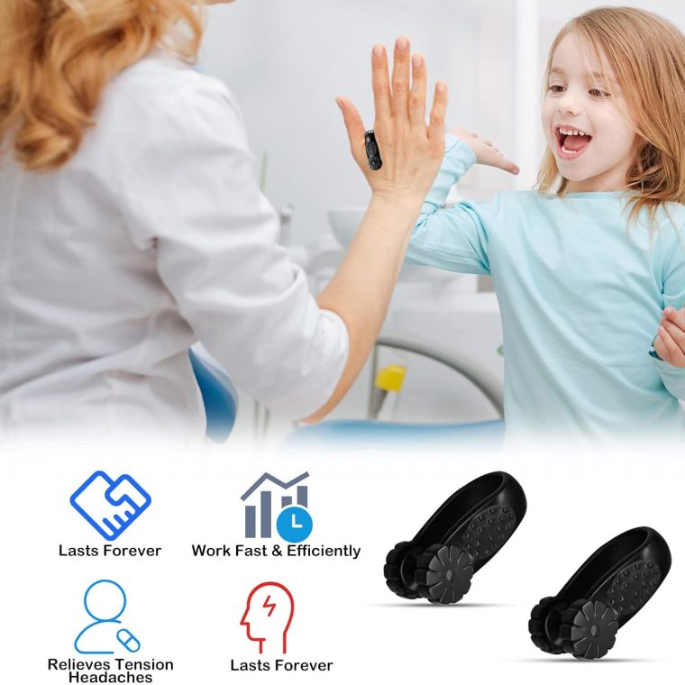 2Pcs Migraine Pressure Point Clip, Headache Relief Acupressure Hand Clip, LI4 Acupressure Point Clips Relief Tension Anxiety Device, Stress Alleviation, Acuplus Relief - Image 2