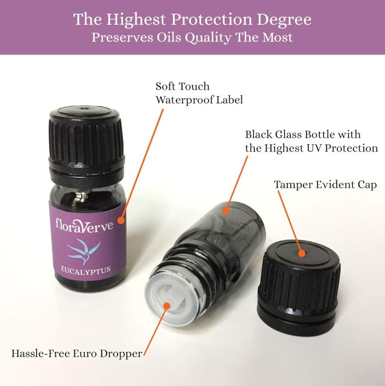 floraVerve Customized Essential Oils Set, Build Your Own Starter Kit, Pick Only Those You Like! (10 x 5ml Natural Aromatherapy Essential Oils + 1x30ml Carrier Oil) - Image 7