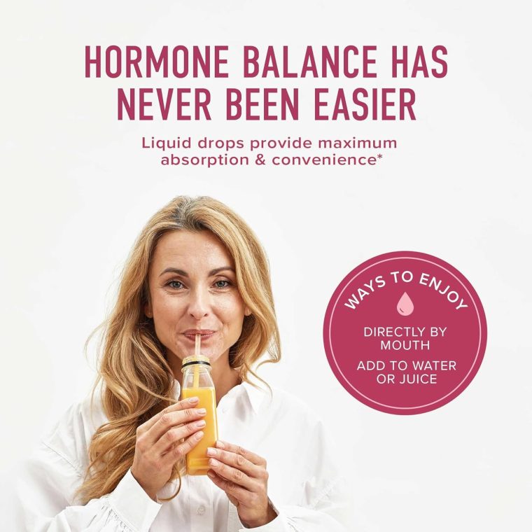 Hormone Balance Liquid Drops | with Black Cohosh, Stinging Nettle, Red Raspberry Leaf, Chasteberry & More | Menopause, Hot Flash, & PMS Relief Menstrual Herbal Support Tincture | Vegan Formula | 2oz - Image 4