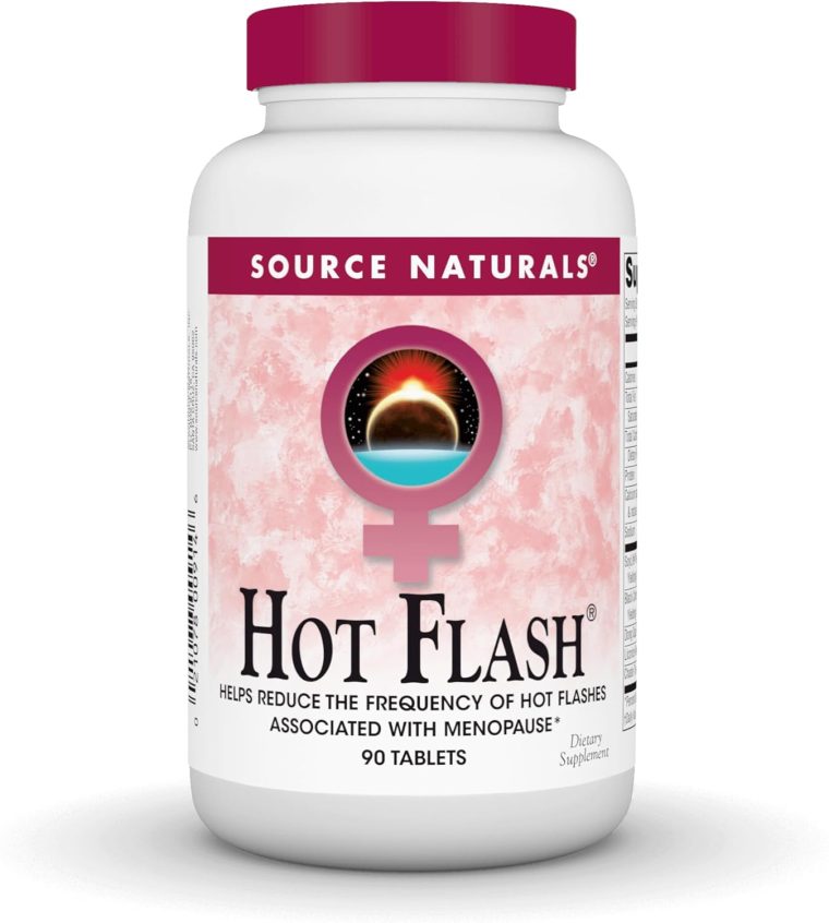 Source Naturals Hot Flash, Helps Reduce The Frequency of Hot Flashes* - 90 Tablets