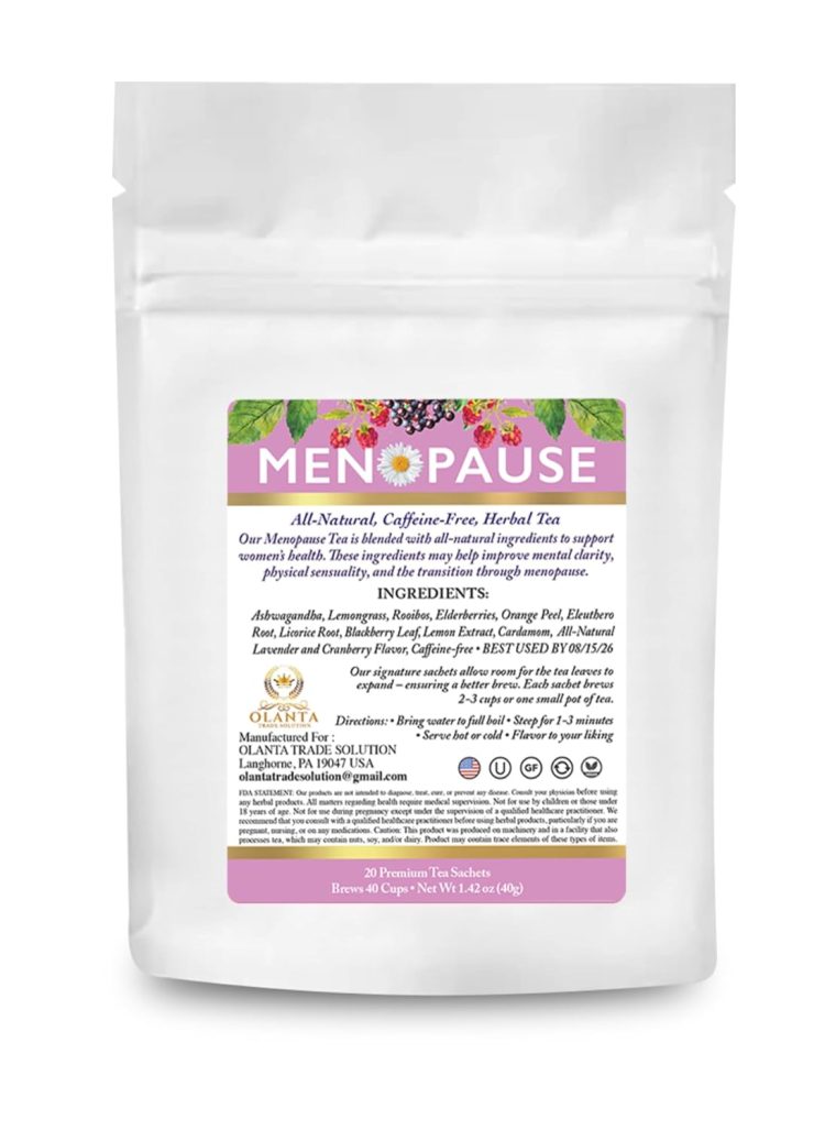 Generic Premium Menopause Tea - Eleuthero Root, Calming menopause blend, Herbal tea for menopause symptoms, Herbal remedy for menopause, immune support - 20 Premium Tea Sachets - Image 2