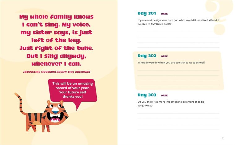 Question a Day Journal for Kids: 365 Days to Capture Memories and Express Yourself - Image 2