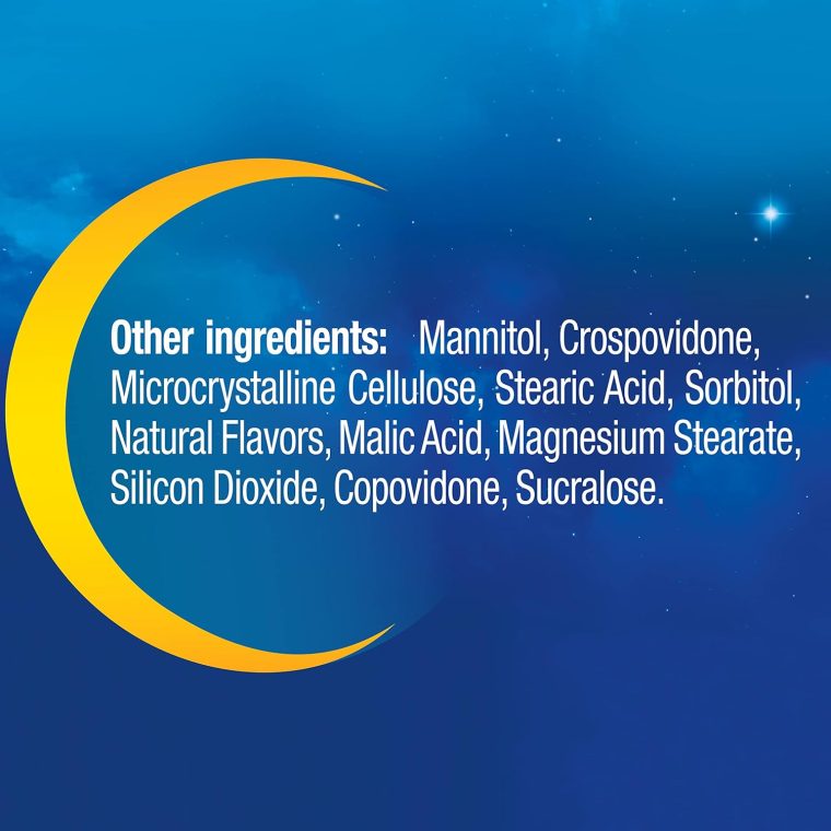 MidNite Back to Sleep Low Dose, 1.5 mg Melatonin Sleep Aid, Non-Habit Forming, Herbal Dietary Supplement for Adults, Drug-Free, Gluten-Free, Lactose-Free, Vegetarian, Vegan, 30 Quick Melt Tablets - Image 7