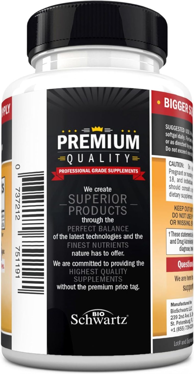 Vitamin D3 5000 IU (125 mcg) Natural Immune Support Supplement, Bone Strength, Healthy Muscle Function, with Olive Oil for Highest Absorption, Gluten Free & Non-GMO, 1 Year Supply, 360 Softgels - Image 9