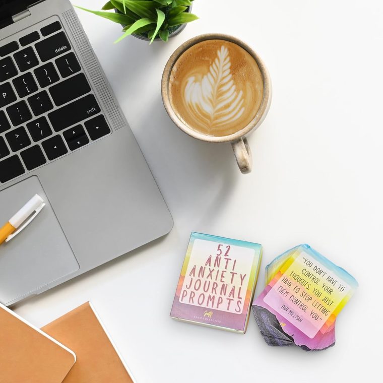 Calm Collective 52 Anti-Anxiety Journal Cards - Cognitive Behavioral Therapy (CBT) Journaling Prompts for Stress Relief, Self Care, Emotional Management, Mindfulness, & Mental Health - Image 7