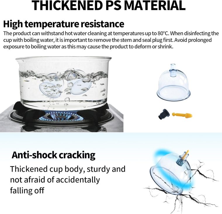 Cupping Set, 24 Cups Cupping Kit for Massage Therapy, Chinese Cupping Therapy Set with Magnetics, Professional Vacuum Cupping Set for Cellulite Reduction Muscle Pain Relief with Manual Pump - Image 3