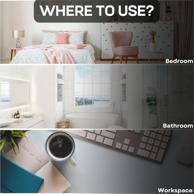 Home Scent Diffuser Starter Kit |Plug in Waterless Aroma Diffuser for Essential Oils | for Home, Office,Spa, Smart App | Covers up to 500 Sq. Ft. | White | 20ml Oil Included- Best Gift - Image 6