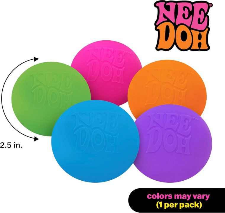Schylling NeeDoh Original - Sensory Fidget Toy - Assorted Colors - Ages 3 to Adult , 1 Count ( Pack of 1) - Image 5