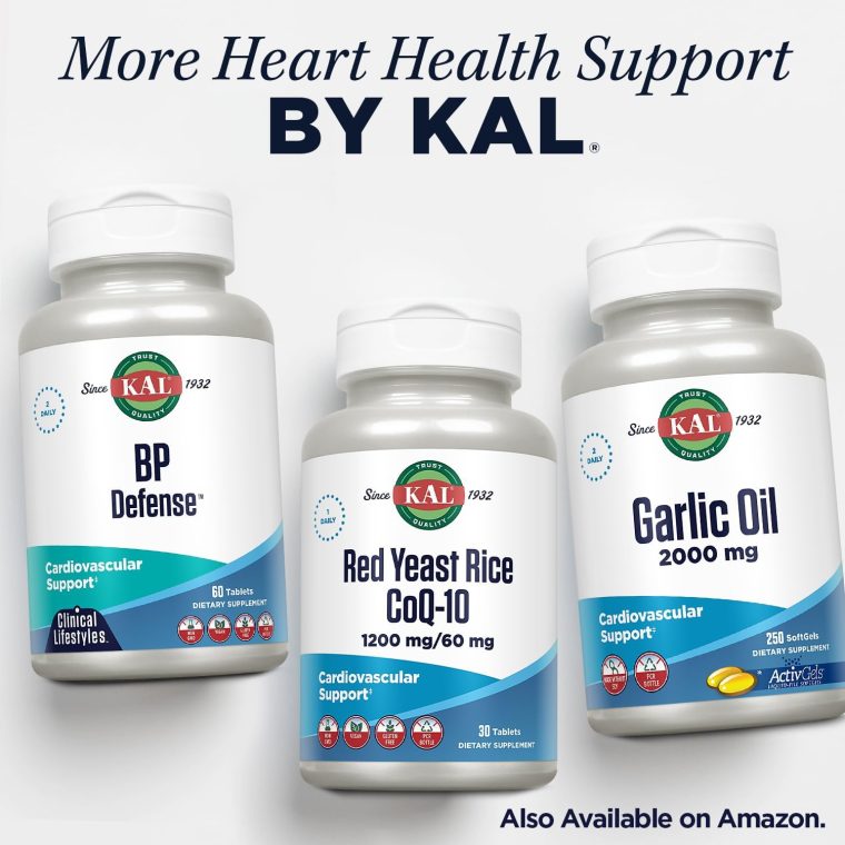 KAL Magnesium Taurate 400mg Plus Vitamin B6, Chelated Magnesium Supplement, High Absorption Magnesium Complex, Muscle and Heart Health Support, Vegan, Gluten Free, 60-Day Guarantee, 60 Serv, 120 Tabs - Image 6