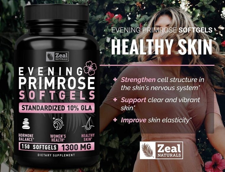 Evening Primrose Oil Capsules (150 Liquid Softgels | 1300mg) Premium Evening Primrose Oil – Natural-Sourced Hormone Support Supplement for Women - Cold Pressed w. 10% GLA - Image 4