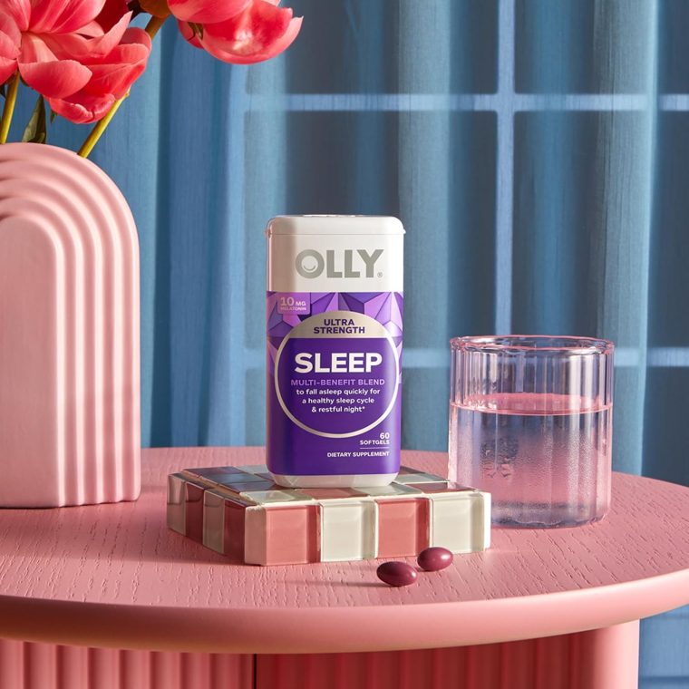 OLLY Ultra Strength Sleep Softgels, 10mg Melatonin, L-Theanine, Chamomile, Magnesium, Lemon Balm, Supports Deep Restful Sleep, Nighttime Sleep Aid, Non Habit-Forming - 60 Count - Image 8